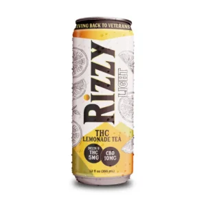RIZZY LIGHT THC Lemonade Tea - 5mg D9-THC + 10mg CBD