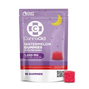 CBD + CBN Watermelon Gummies - 1200mg