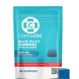 ∆8 Blue Razz Gummies - 60mg