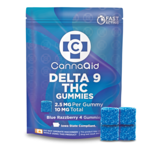 Delta-9 THC Gummies - Blue Razzberry (10mg)