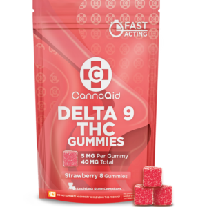 Delta-9 THC Gummies - Strawberry (40mg)